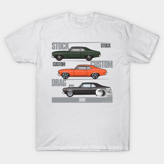 3in1 Novas T-Shirt by JRCustoms44